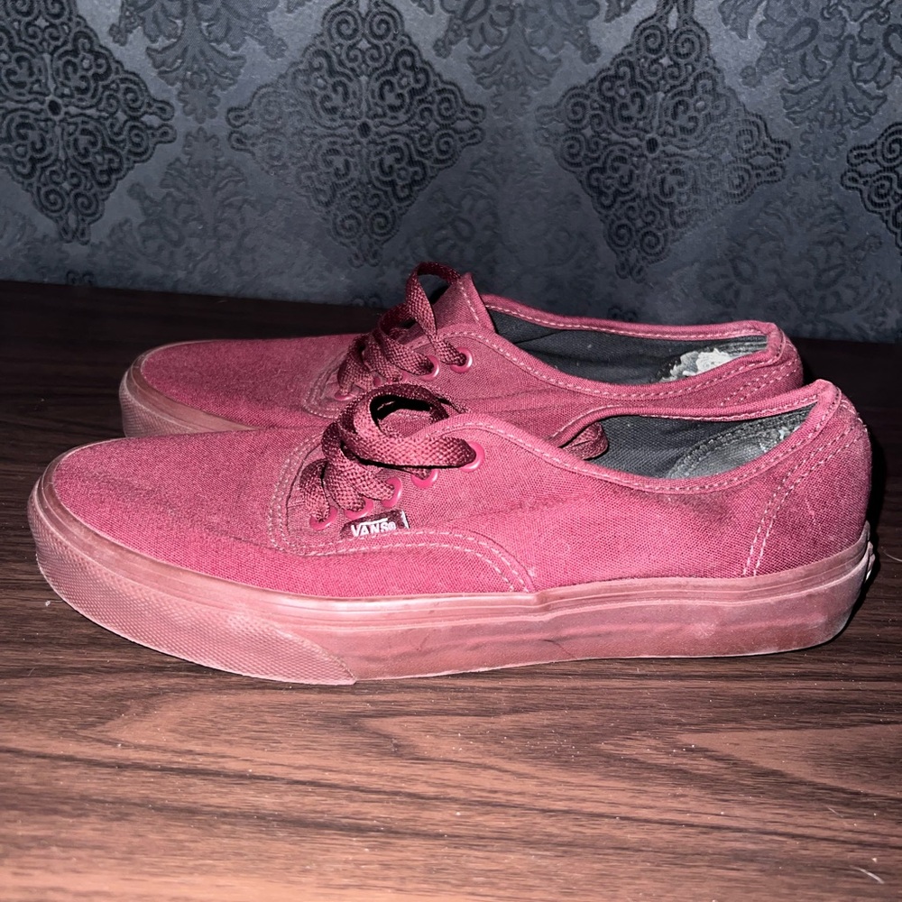 Vans Women's Burgundy Sneakers